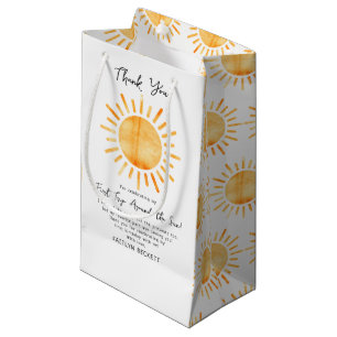 Petit Sac Cadeau Premier Voyage Autour Du Soleil 1Er Anniversaire
