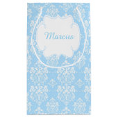 Petit Sac Cadeau Première Communion Blonde cheveux Merci garçon (Dos)