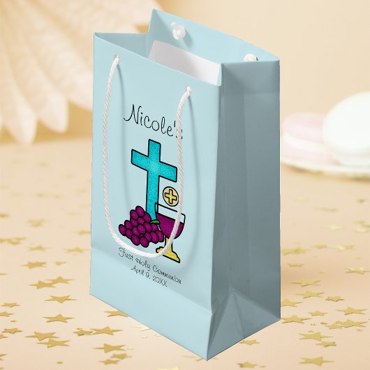 Petit Sac Cadeau Première communion personnalisée