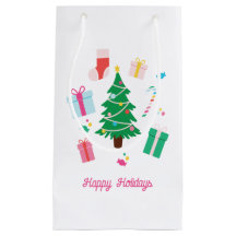 Préppy Noël Arbre Cadeau Bonbon Stocking
