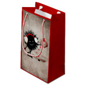 Petit Sac Cadeau Président de Noël (Dos Angle)