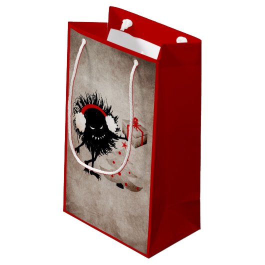 Petit Sac Cadeau Président de Noël (Dos Angle)