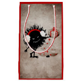 Petit Sac Cadeau Président de Noël (Devant)