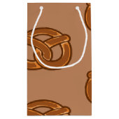 Petit Sac Cadeau Pretzels salés Amateurs de boulangerie Forme de bo (Dos)