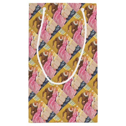 Petit Sac Cadeau Prince Charming baiser Beauté dormante (Dos)