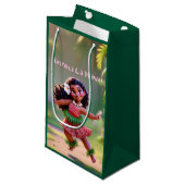 Petit Sac Cadeau Princesse Hula Hauʻoli (Devant Angle)