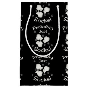 Petit Sac Cadeau Probablement Juste Des Chaussettes