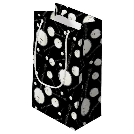 Petit Sac Cadeau Professeur de musique de Banjo (Dos Angle)