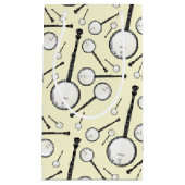 Petit Sac Cadeau Professeur de musique de Banjo (Devant)