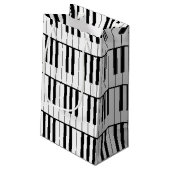 Petit Sac Cadeau Professeur de musique de piano (Dos Angle)