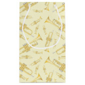 Petit Sac Cadeau Professeur de musique de trompette (Dos)