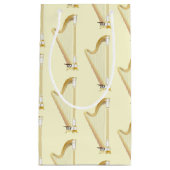 Petit Sac Cadeau Professeur de musique musicale de Harp (Devant)