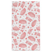 Petit Sac Cadeau Profil sous convention astérisque rose de ballet (Dos)