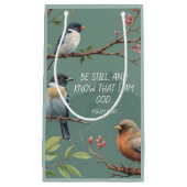 Petit Sac Cadeau Psaume 46:10 Bible chrétienne Verse Image (Devant)