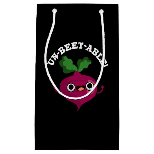 Petit Sac Cadeau Pun de betterave végétale mignonne non-perruquable (Devant)