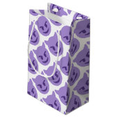 Petit Sac Cadeau Purple Devil Emoji (Dos Angle)