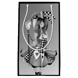 Petit Sac Cadeau Quirky Jester et marionnettes king