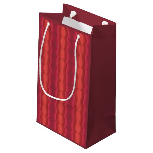 Petit Sac Cadeau Radiant Reds Carnival Funhouse Distorti Miroir (Dos Angle)
