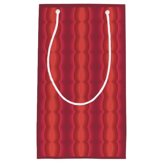 Petit Sac Cadeau Radiant Reds Carnival Funhouse Distorti Miroir (Devant)