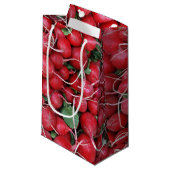 Petit Sac Cadeau Radis rouges (Devant Angle)