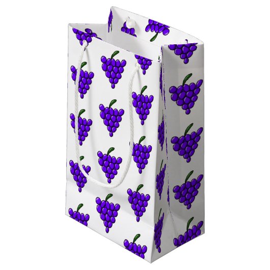 Petit Sac Cadeau Raisins (Devant Angle)