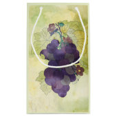 Petit Sac Cadeau Raisins rustiques personnalisés (Dos)