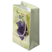 Petit Sac Cadeau Raisins rustiques personnalisés (Devant Angle)