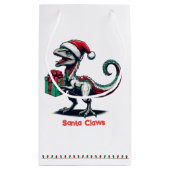 Petit Sac Cadeau rapace de Noël Santa hat (Dos)