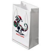 Petit Sac Cadeau rapace de Noël Santa hat (Dos Angle)