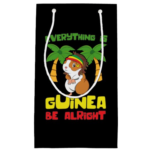 Petit Sac Cadeau Rasta Guinea Pig (Devant)