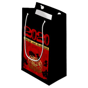 Petit Sac Cadeau Rat Chinois coutume Nouvel An Zodiac Bithday SGB