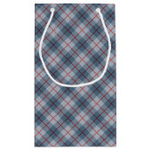 Petit Sac Cadeau Rayure Bleu-Rouge de plaid polarisé (Dos)