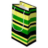 Petit Sac Cadeau Rayures inspirées de la Jamaïque (Dos Angle)