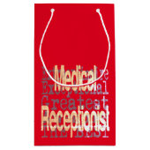 Petit Sac Cadeau Réceptionniste Médicale Extraordinaire (Dos)