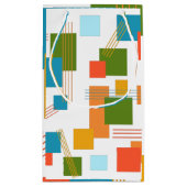 Petit Sac Cadeau Rectangles et lignes Abstraites (Dos)