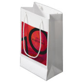 Petit Sac Cadeau Red 70 Dix Anniversaire (Devant Angle)