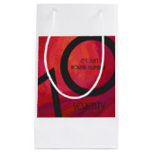 Petit Sac Cadeau Red 70 Dix Anniversaire (Devant)
