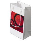 Petit Sac Cadeau Red 90 Dix Anniversaire (Dos Angle)