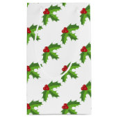 Petit Sac Cadeau Red Berry Holly (Dos)