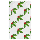 Petit Sac Cadeau Red Berry Holly (Devant)