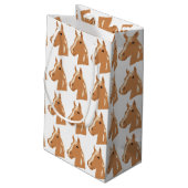 Petit Sac Cadeau Red Flight le Cheval heureux (Dos Angle)