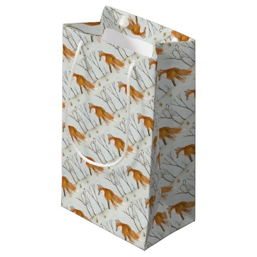 Petit Sac Cadeau Red Fox small gift bag (Devant Angle)