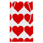 Petit Sac Cadeau Red Heart Shape Love Classic Simple Minimalisme (Dos)