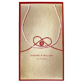 Petit Sac Cadeau Red Knot Union Double Bonheur Mariage chinois (Dos)