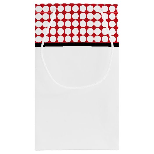 Petit Sac Cadeau Red Ladybug, fête d'anniversaire des enfants (Dos)