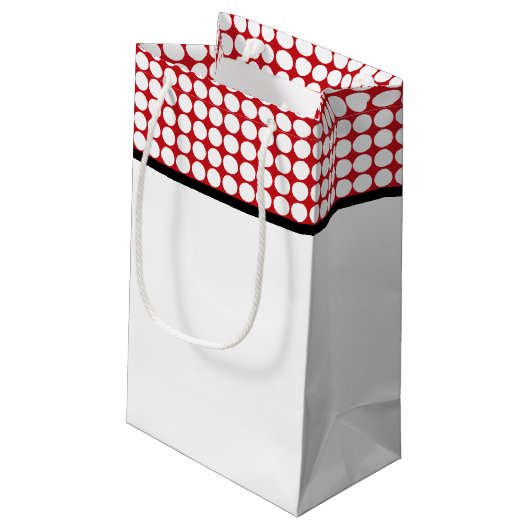 Petit Sac Cadeau Red Ladybug, fête d'anniversaire des enfants (Dos Angle)