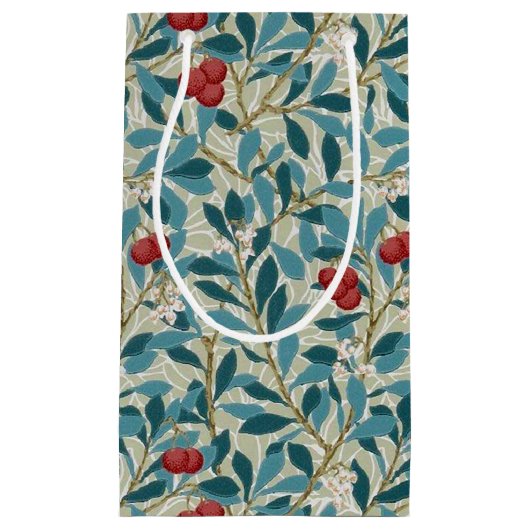Petit Sac Cadeau Redberry Tree, William Morris (Devant)