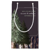 Petit Sac Cadeau Redwoods & Bark, Mariage rustique Favor (Devant)
