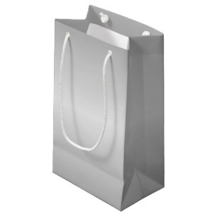 Petit Sac Cadeau Regarder en argent métallique