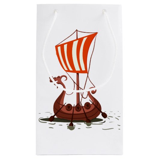 Petit Sac Cadeau Règle de Vikings (Dos)